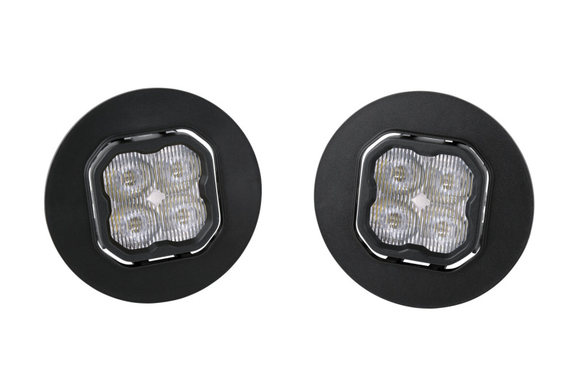 GMC Sierra 3500 HD Fog Lights - Diode Dynamics - SS3 LED Dual-Color - 6000K white and 3000K yellow - `07-`14